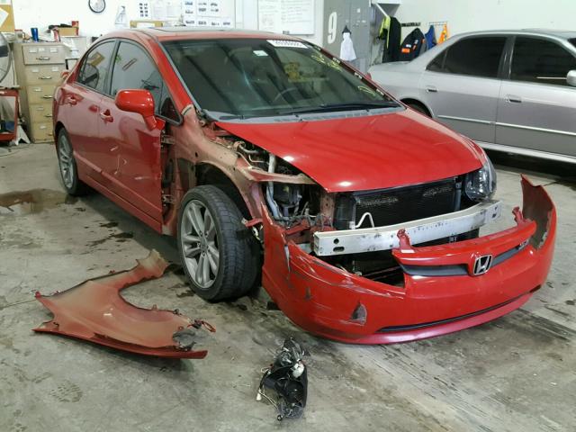 2HGFA555X7H715920 - 2007 HONDA CIVIC SI RED photo 1