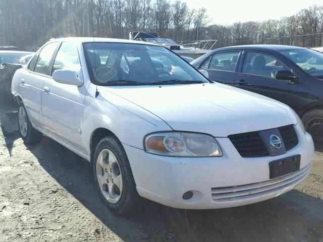 3N1CB51D64L855951 - 2004 NISSAN SENTRA 1.8 WHITE photo 1