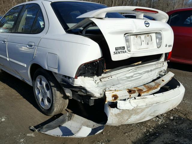 3N1CB51D64L855951 - 2004 NISSAN SENTRA 1.8 WHITE photo 9