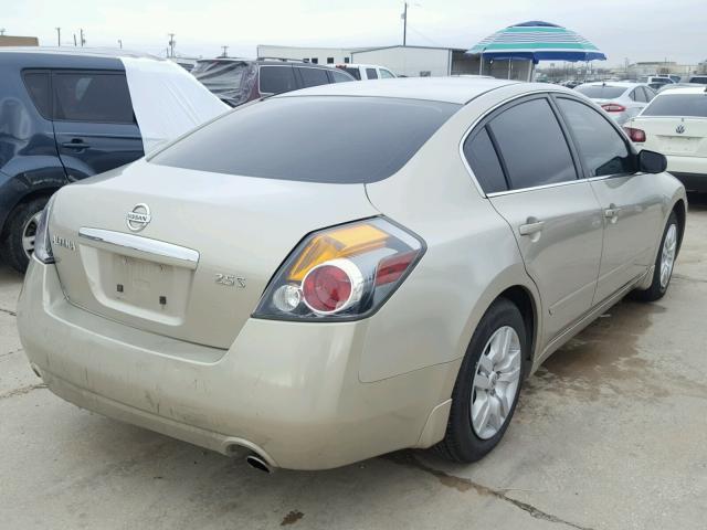 1N4AL21EX9C119032 - 2009 NISSAN ALTIMA 2.5 GOLD photo 4