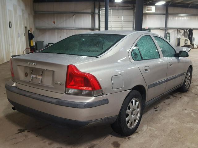 YV1RS61R422156559 - 2002 VOLVO S60 GOLD photo 4