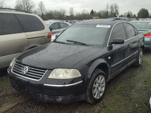 WVWPD63B33P190830 - 2003 VOLKSWAGEN PASSAT GLS BLACK photo 2