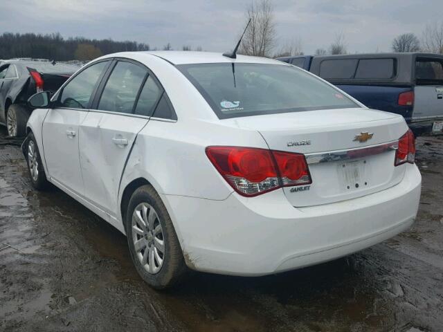 1G1PC5SH8B7199064 - 2011 CHEVROLET CRUZE LS WHITE photo 3