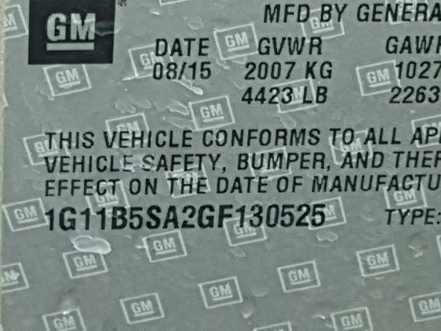 1G11B5SA2GF130525 - 2016 CHEVROLET MALIBU LIM BEIGE photo 10