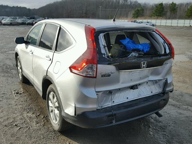 5J6RM4H58EL088234 - 2014 HONDA CR-V EX SILVER photo 3