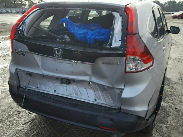 5J6RM4H58EL088234 - 2014 HONDA CR-V EX SILVER photo 9