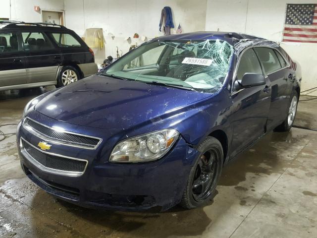 1G1ZA5EU9BF348918 - 2011 CHEVROLET MALIBU LS BLUE photo 2