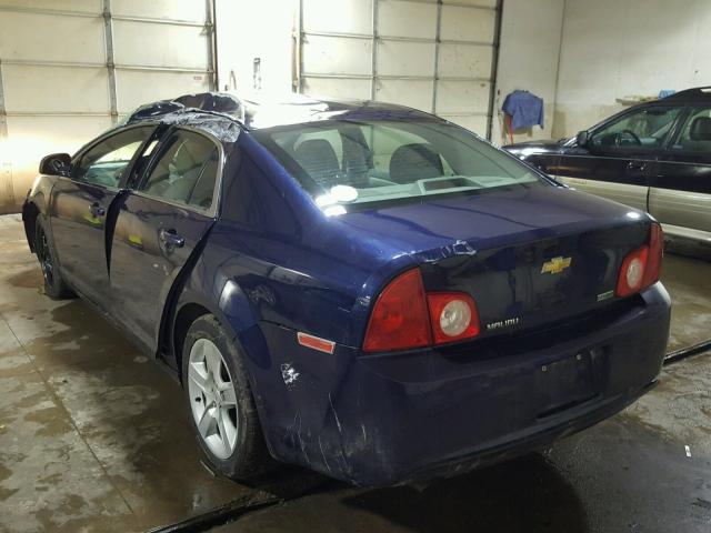 1G1ZA5EU9BF348918 - 2011 CHEVROLET MALIBU LS BLUE photo 3