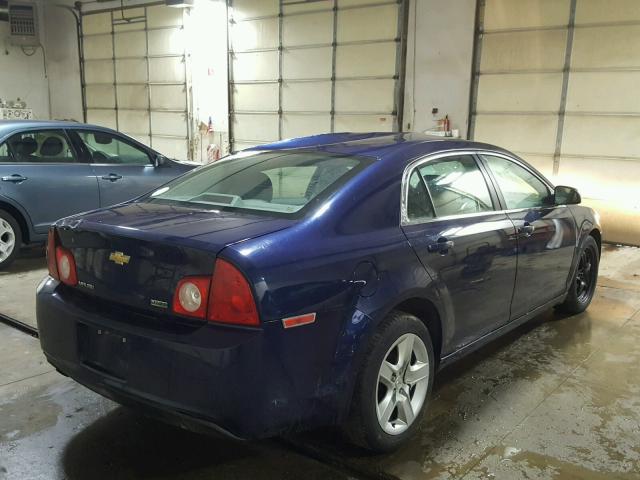 1G1ZA5EU9BF348918 - 2011 CHEVROLET MALIBU LS BLUE photo 4