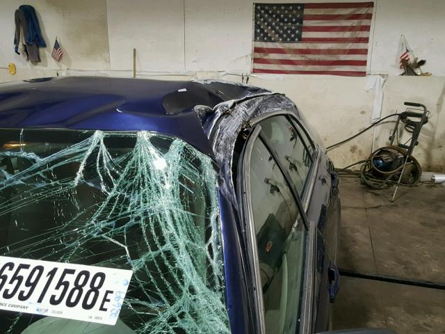 1G1ZA5EU9BF348918 - 2011 CHEVROLET MALIBU LS BLUE photo 9