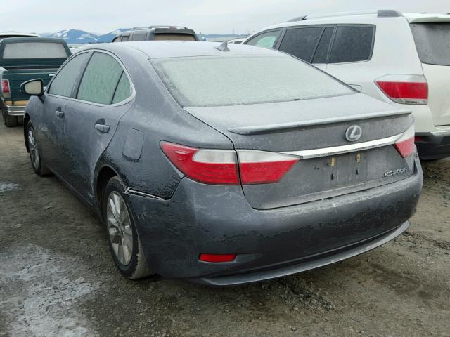 JTHBW1GGXE2069613 - 2014 LEXUS ES 300H GRAY photo 3