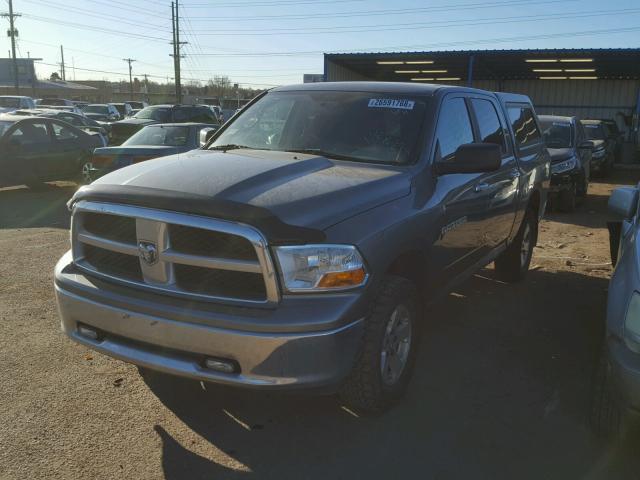 1D7RV1CP7BS533936 - 2011 DODGE RAM 1500 GRAY photo 2