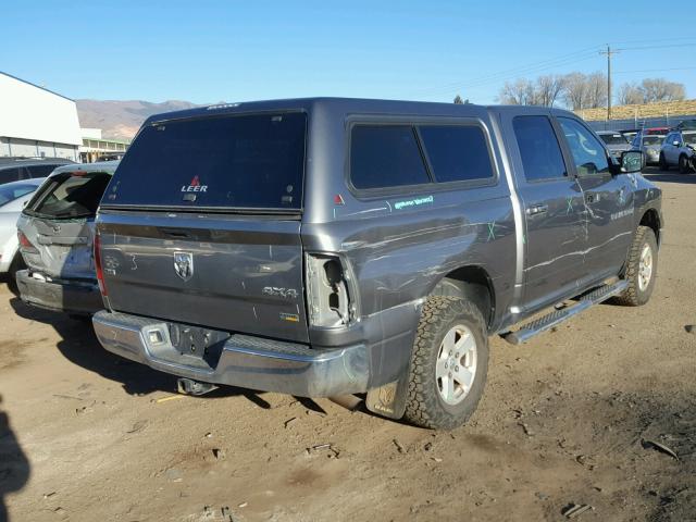 1D7RV1CP7BS533936 - 2011 DODGE RAM 1500 GRAY photo 4