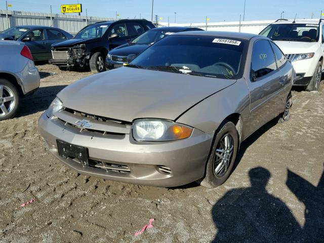 1G1JC12F247130497 - 2004 CHEVROLET CAVALIER GOLD photo 2