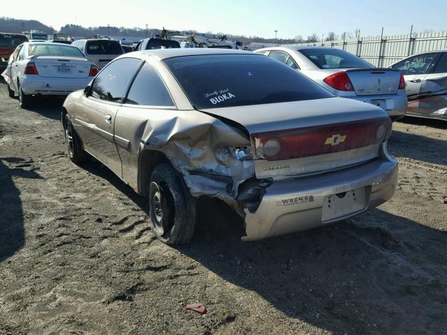 1G1JC12F247130497 - 2004 CHEVROLET CAVALIER GOLD photo 3