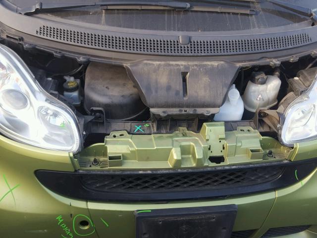 WMEEJ3BA7CK543611 - 2012 SMART FORTWO PUR GREEN photo 7