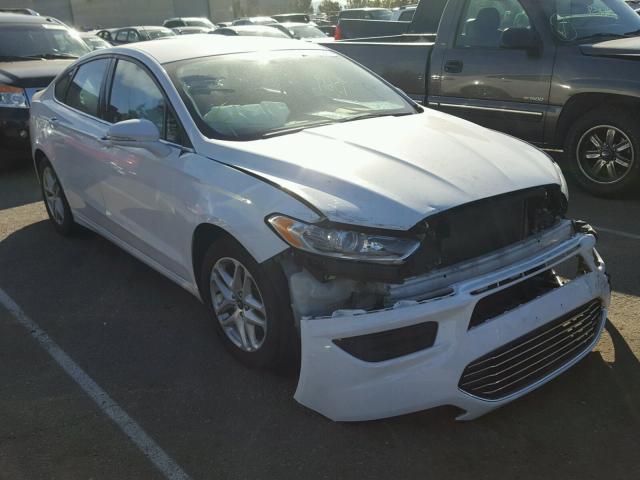 3FA6P0HD8ER317535 - 2014 FORD FUSION SE WHITE photo 1