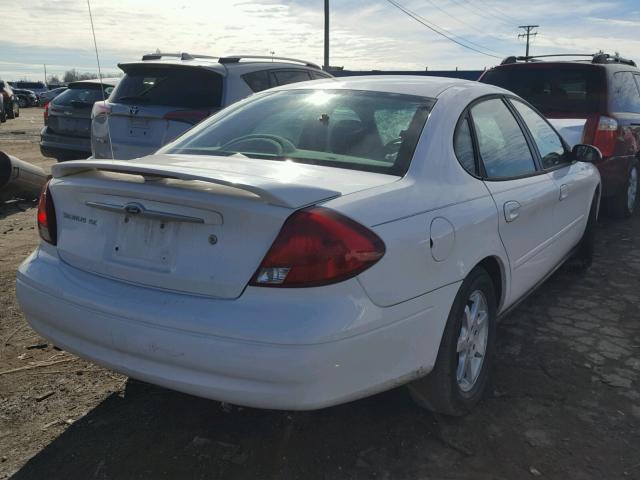 1FAFP55U4YA122161 - 2000 FORD TAURUS SES WHITE photo 4