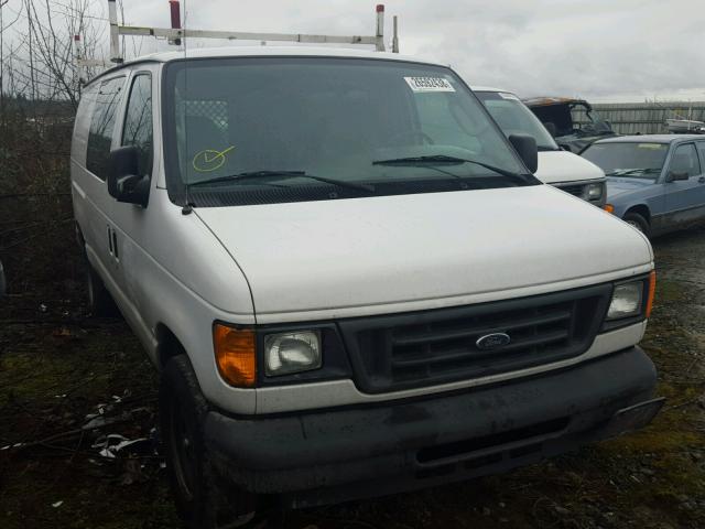 1FTRE14W75HA21076 - 2005 FORD ECONOLINE WHITE photo 1