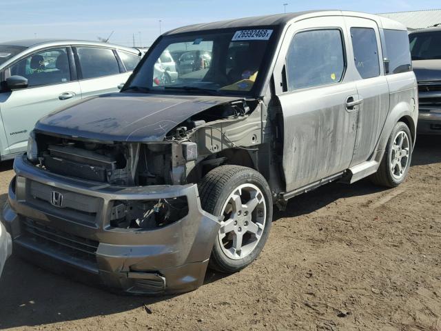 5J6YH18917L008101 - 2007 HONDA ELEMENT SC SILVER photo 2