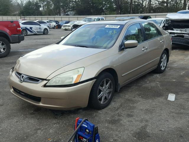 1HGCM66524A060774 - 2004 HONDA ACCORD EX GOLD photo 2