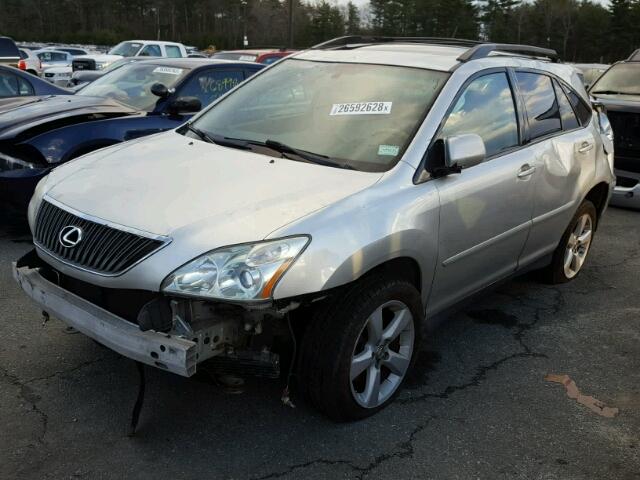 2T2HK31U67C030258 - 2007 LEXUS RX 350 SILVER photo 2