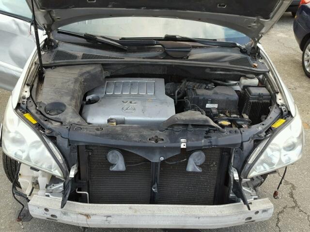 2T2HK31U67C030258 - 2007 LEXUS RX 350 SILVER photo 7