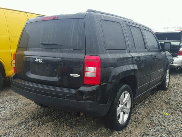 1C4NJPFB0ED769957 - 2014 JEEP PATRIOT LA BLACK photo 4