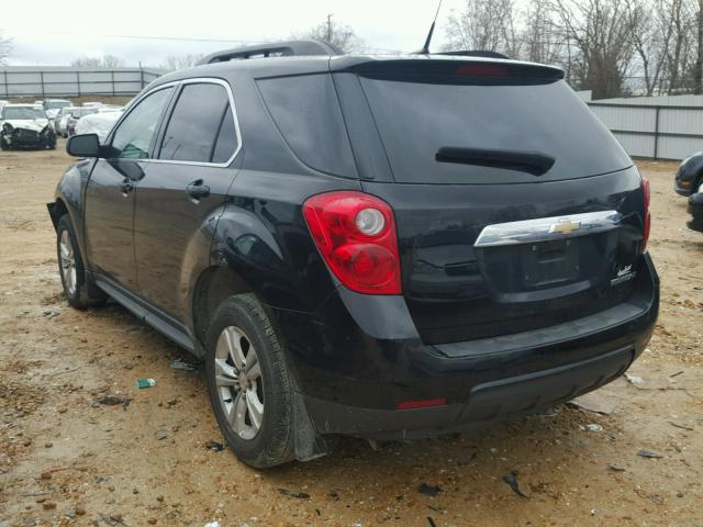 2CNALDEC6B6476488 - 2011 CHEVROLET EQUINOX LT BLACK photo 3