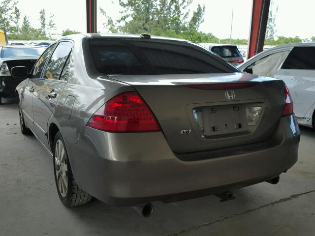 1HGCM66506A005145 - 2006 HONDA ACCORD EX SILVER photo 3