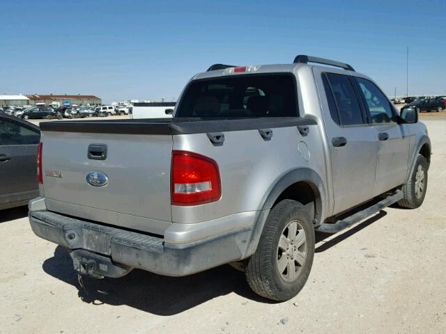 1FMEU31K67UB53010 - 2007 FORD EXPLORER S SILVER photo 4