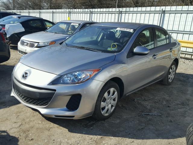 JM1BL1UP8D1821120 - 2013 MAZDA 3 I SILVER photo 2