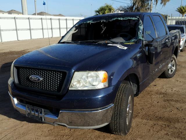 1FTRW12W84KD90384 - 2004 FORD F150 SUPER BLUE photo 2