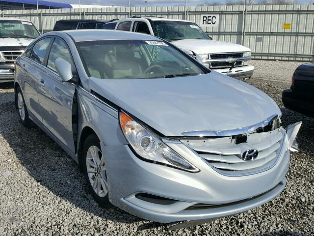 5NPEB4AC1BH153654 - 2011 HYUNDAI SONATA GLS BLUE photo 1