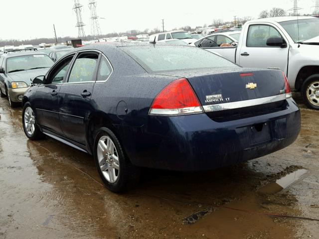 2G1WB5EK3B1145416 - 2011 CHEVROLET IMPALA LT BLUE photo 3