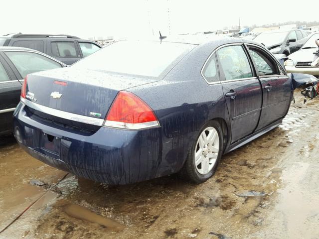 2G1WB5EK3B1145416 - 2011 CHEVROLET IMPALA LT BLUE photo 4