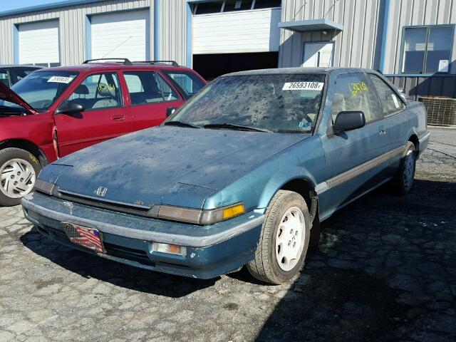 1HGCA6186KA049011 - 1989 HONDA ACCORD LXI BLUE photo 2