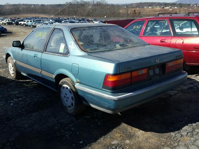 1HGCA6186KA049011 - 1989 HONDA ACCORD LXI BLUE photo 3