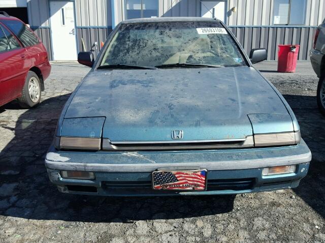 1HGCA6186KA049011 - 1989 HONDA ACCORD LXI BLUE photo 9