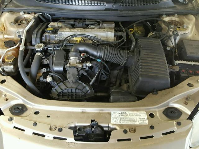 1B3EL46X63N567444 - 2003 DODGE STRATUS SE GOLD photo 7