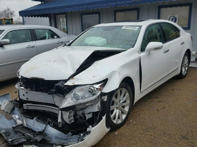 JTHCL5EF2C5014227 - 2012 LEXUS LS 460 WHITE photo 2