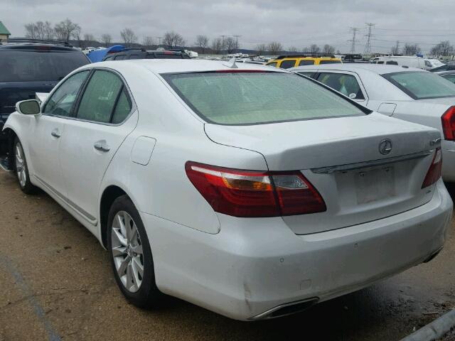 JTHCL5EF2C5014227 - 2012 LEXUS LS 460 WHITE photo 3