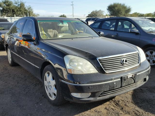 JTHBN30F530108598 - 2003 LEXUS LS 430 BLACK photo 1