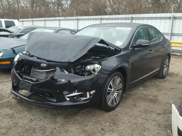 KNALN4D77F5172807 - 2015 KIA CADENZA PR BLACK photo 2