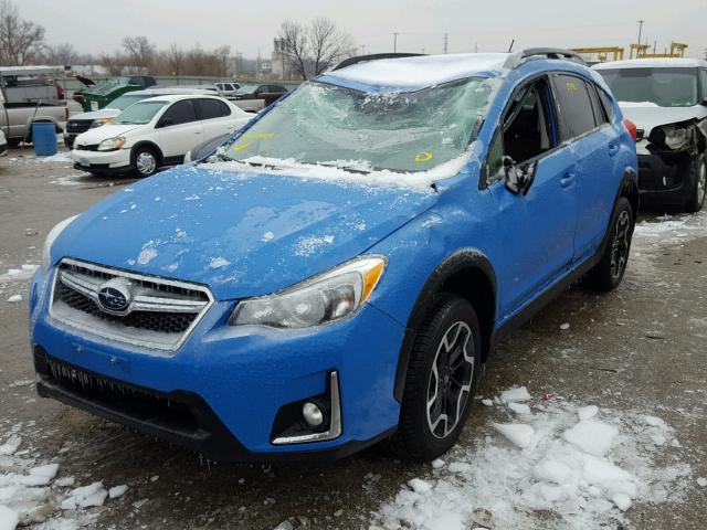 JF2GPABC5HH238884 - 2017 SUBARU CROSSTREK BLUE photo 2