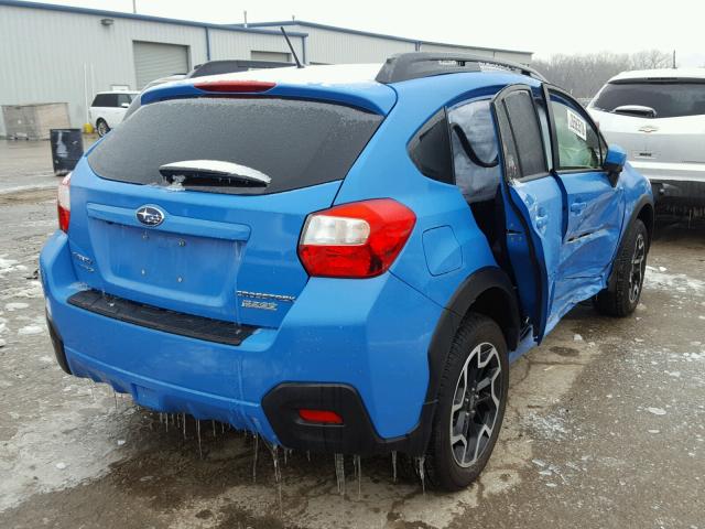 JF2GPABC5HH238884 - 2017 SUBARU CROSSTREK BLUE photo 4