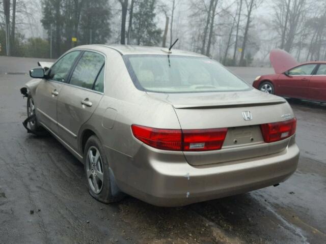 JHMCN36465C018534 - 2005 HONDA ACCORD HYB GOLD photo 3