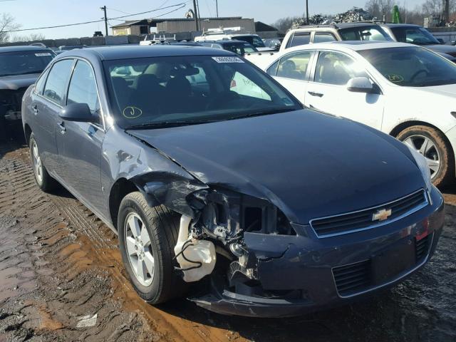 2G1WT55K389180321 - 2008 CHEVROLET IMPALA LT GRAY photo 1