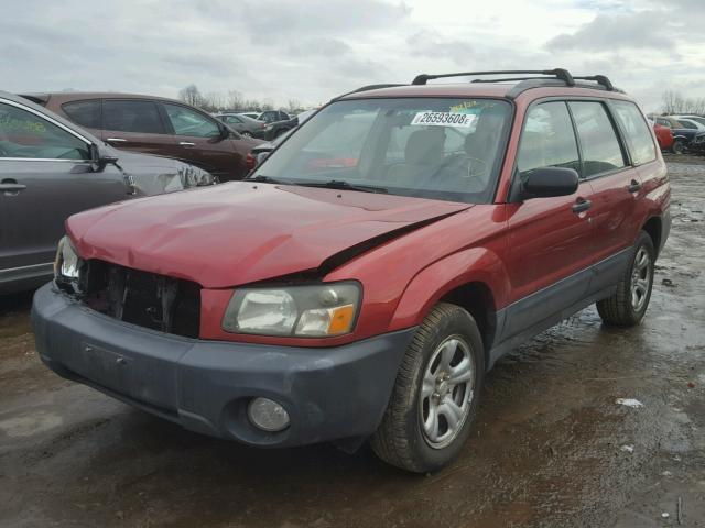 JF1SG63633H720170 - 2003 SUBARU FORESTER 2 RED photo 2