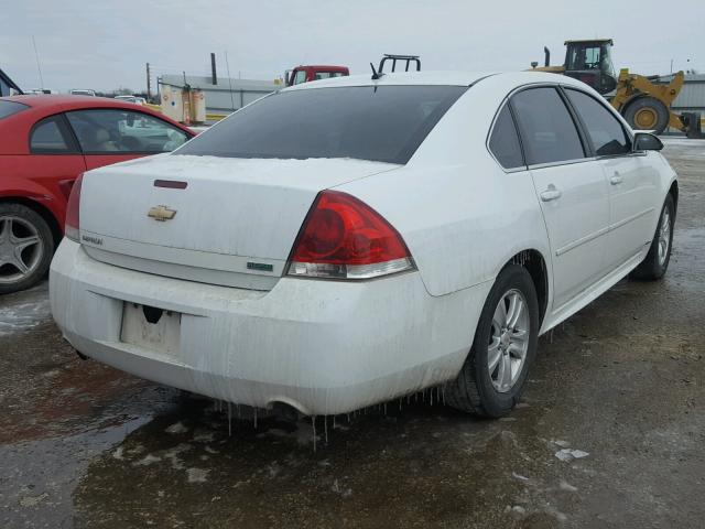 2G1WA5E3XC1325781 - 2012 CHEVROLET IMPALA LS WHITE photo 4